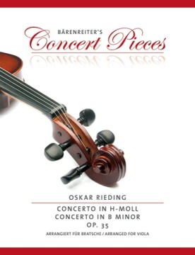 Rieding, Oskar : Concerto in si minore op. 35 in I posizione, arrangiamento per Viola e Pianoforte