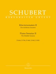 Schubert, Franz : Sonate per Pianoforte, vol. II. The Middle Sonatas. Urtext