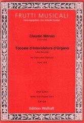 Merulo, Claudio : Toccate d’intavolatura d’Organo. Secondo libro. Urtext Merulo, Claudio : Toccate d’intavolatura d’Organo. Secondo libro. Urtext