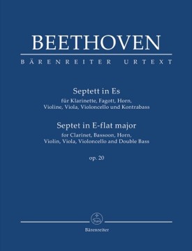 Beethoven, Ludwig van : Settimino in mi bemolle op. 20, partitura tascabile. Urtext