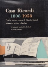 AA.VV. : Casa Ricordi 1808-1958 AA.VV. : Casa Ricordi 1808-1958