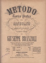 Branzoli, Giuseppe : Metodo teorico-pratico per Mandolino Branzoli, Giuseppe : Metodo teorico-pratico per Mandolino
