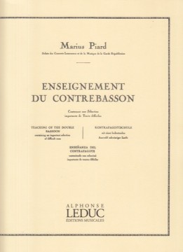 Piard, Marius : Enseignement du Contrebasson
