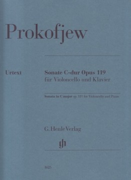 Prokofieff, Sergej : Sonata op. 119, per Violoncello e Pianoforte. Urtext