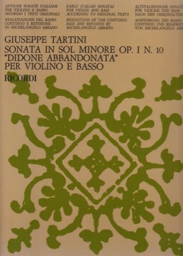 Tartini, Giuseppe : Sonata in sol minore Didone abbandonata, per Violino e Pianoforte