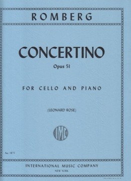 Romberg, Bernhard : Concertino op. 51, per Violoncello e Pianoforte
