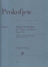 Prokofieff, Sergej : Sonata nr. 2 op. 94a, per Violino e Pianoforte. Urtext