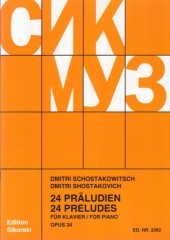 Shostakovich, Dmítrij : 24 Preludi op. 34, per Pianoforte Shostakovich, Dmítrij : 24 Preludi op. 34, per Pianoforte