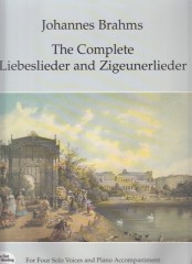 Brahms, Johannes : Liebeslieder op. 52, op. 65 e Zigeunerlieder op. 103 per Coro a 4 voci miste e Pianoforte a 4 mani