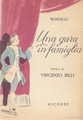 Billi, Vincenzo : Una gara in famiglia. Libretto