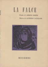 Catalani, Alfredo : La falce. Libretto Catalani, Alfredo : La falce. Libretto