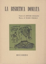 Persico, Mario : La bisbetica domata. Libretto Persico, Mario : La bisbetica domata. Libretto