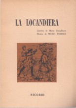 Persico, Mario : La locandiera. Libretto