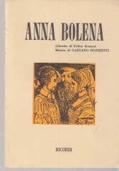 Donizetti, Gaetano : Anna Bolena. Libretto
