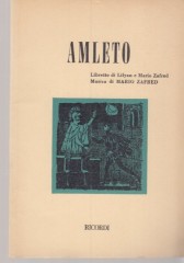 Zafred, Mario : Amleto. Libretto