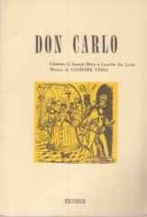 Verdi, Giuseppe : Don Carlo. Libretto