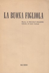 Piccinni, Niccolò : La buona figliola. Libretto