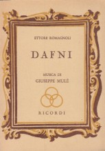 Romagnoli, Ettore : Dafni. Libretto