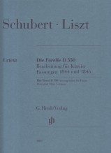 Schubert, Franz- Liszt, Franz : Die Forelle D 550, arrangiamento per Pianoforte, per Pianoforte. Urtext Schubert, Franz- Liszt, Franz : Die Forelle D 550, arrangiamento per Pianoforte, per Pianoforte. Urtext