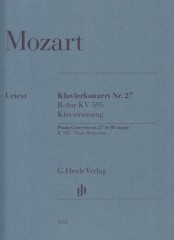 Mozart, Wolfgang Amadeus : Concerto per Pianoforte e Orchestra K 595, riduzione per 2 Pianoforti. Urtext Mozart, Wolfgang Amadeus : Concerto per Pianoforte e Orchestra K 595, riduzione per 2 Pianoforti. Urtext