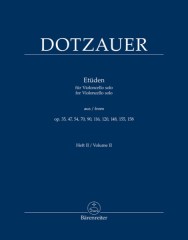 Dotzauer, Justus Johann F. : Etudes for Violoncello, vol. II