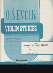 Sevcik, Otakar : Op. 1 parte 2. Scuola di tecnica del Violino