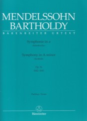 Mendelssohn Bartholdy, Felix : Sinfonia Scozzese. Partitura. Urtext
