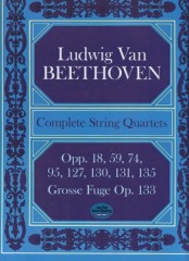 Beethoven, Ludwig van : Quartetti per Archi completi. Partitura