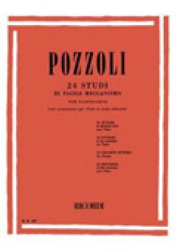 Pozzoli, Ettore : 24 Studi di facile meccanismo, per Pianoforte