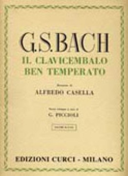 Bach, Johann Sebastian : Il Clavicembalo ben temperato, vol. I per Pianoforte