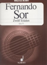 Sor, Fernando : 12 Studi op. 6, per Chitarra