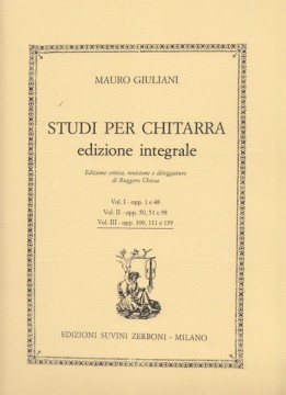 Giuliani, Mauro : Studi per Chitarra, vol. 3: opp. 100, 111 e 139