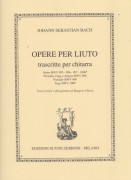 Bach, Johann Sebastian : Opere per liuto trascritte per Chitarra