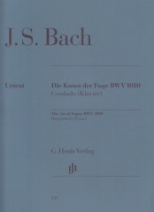 Bach, Johann Sebastian : L’Arte della fuga BWV 1080, per Clavicembalo. Urtext