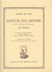 Visée, Robert De : Suite in sol minore, per Chitarra