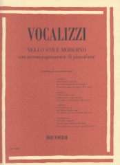 AA.VV. : Vocalizzi nello stile moderno con pianoforte (8 vocalizzi per voce acuta - serie II)