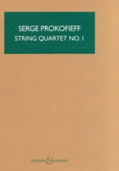 Prokofieff, Sergej : String Quartet n. 1, op. 5. Partitura tascabile Prokofieff, Sergej : String Quartet n. 1, op. 5. Partitura tascabile