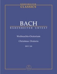 Bach, Johann Sebastian : Oratorio di Natale (Weihnachts Oratorium) BWV 248. Partitura tascabile. Urtext