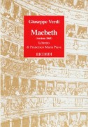 Verdi, Giuseppe : Macbeth. Libretto
