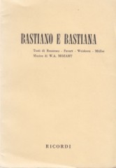 Mozart, Wolfgang Amadeus : Bastiano e Bastiana. Libretto