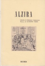 Verdi, Giuseppe : Alzira. Libretto