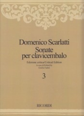 Scarlatti, Domenico : Sonate per Clavicembalo, vol. III. Edizione critica