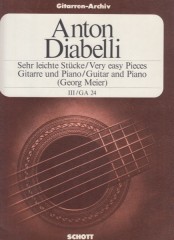 Diabelli, Anton : Pezzi facilissimi per Chitarra e Pianoforte, vol. 3