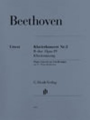 Beethoven, Ludwig van : Concerto n. 2 op. 19 per Pianoforte e Orchestra, riduzione per 2 Pianoforti. Urtext