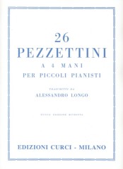 AA.VV. : 26 pezzettini per Pianoforte a 4 mani per piccoli pianisti