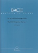 Bach, Johann Sebastian : Il Clavicembalo ben temperato, vol. I. Urtext