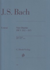 Bach, Johann Sebastian : 4 duetti per Clavicembalo. Urtext