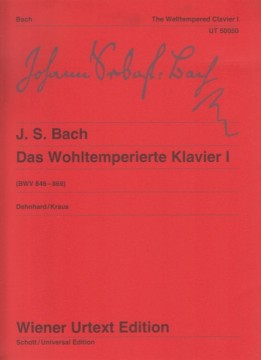 Bach, Johann Sebastian : Il Clavicembalo ben temperato, vol. I. Urtext Bach, Johann Sebastian : Il Clavicembalo ben temperato, vol. I. Urtext