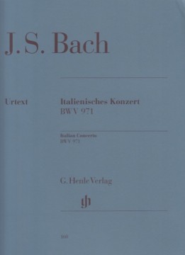 Bach, Johann Sebastian : Concerto Italiano BWV 971, per Clavicembalo. Urtext