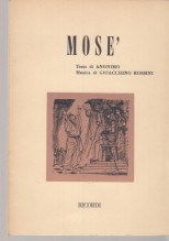 Rossini, Gioachino : Mosè. Libretto Rossini, Gioachino : Mosè. Libretto